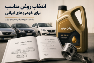 انتخاب روغن موتور مناسب خودرو