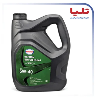 روغن موتور بهران سوپر رانا 5W-40 (5 لیتر) API SN